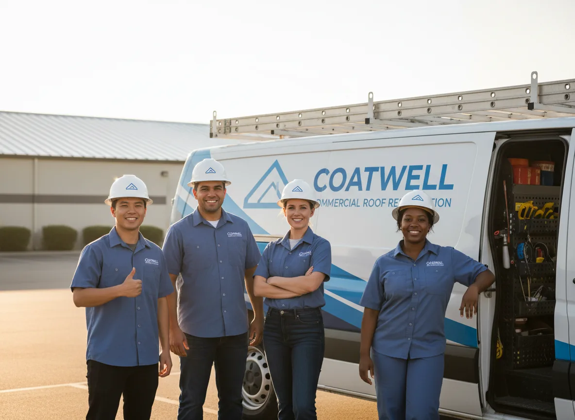 Commercial roof coating company in Footville, WI